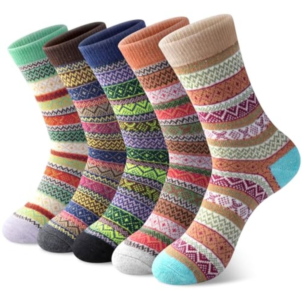 5 Pairs Wool Socks‎ for Women